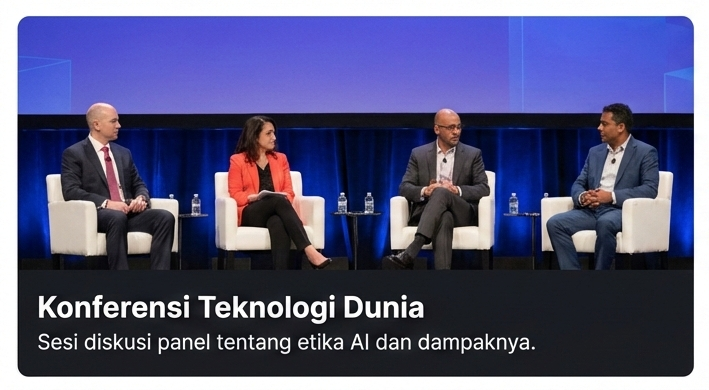 Pameran teknologi terbaru dari berbagai perusahaan.