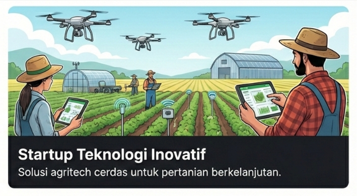 Tim startup sedang berdiskusi ide baru.