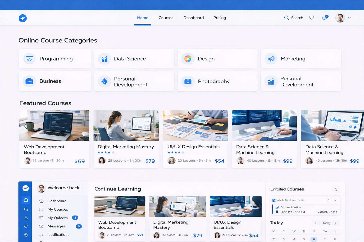 Aplikasi Mobile E-Learning Platform