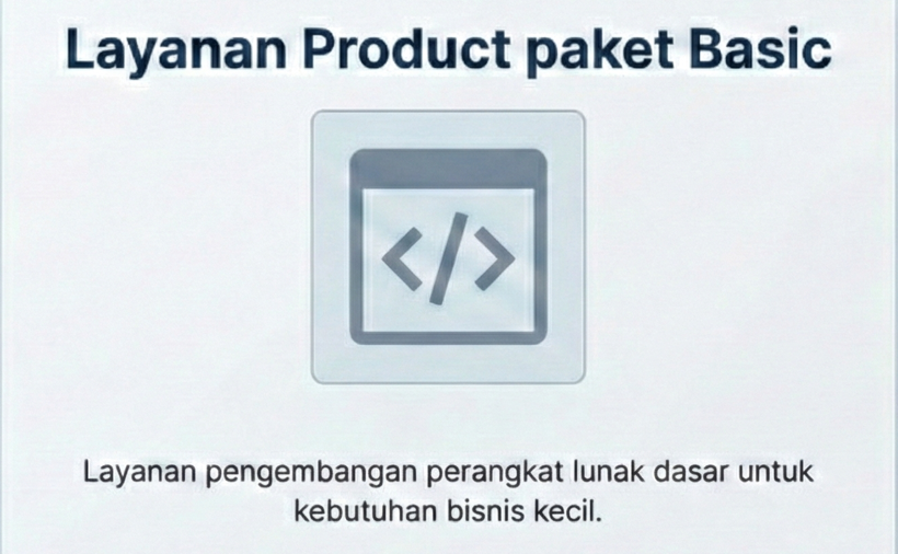 Layanan Product paket Basic